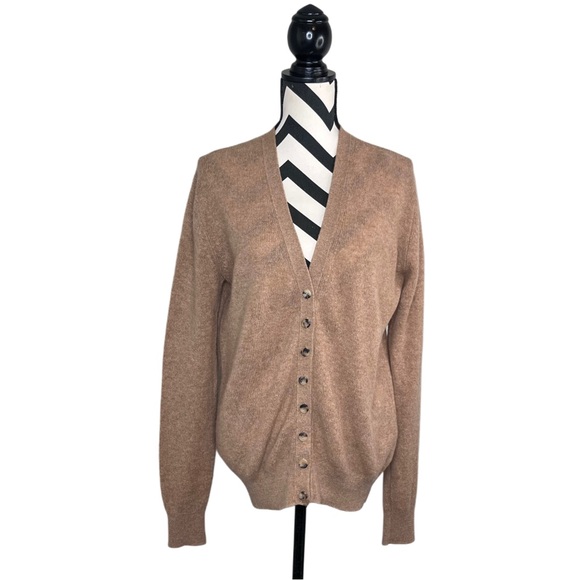 KHAITE Sweaters - KHAITE Amelia Camel 100% Cashmere Sz S Cardigan